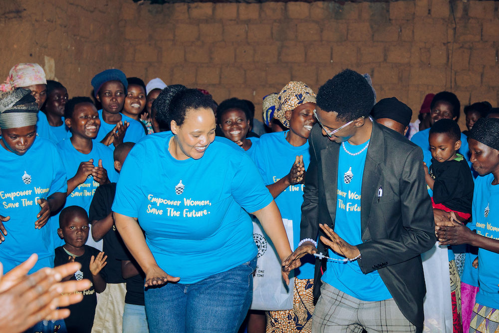 A gathering frequently draws song, dance and joy filled laughter.